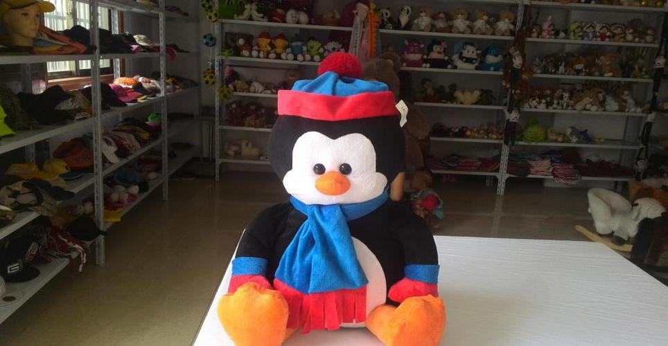外贸厂家专业生产销售51厘米圣诞企鹅老人雪人毛绒玩具公仔