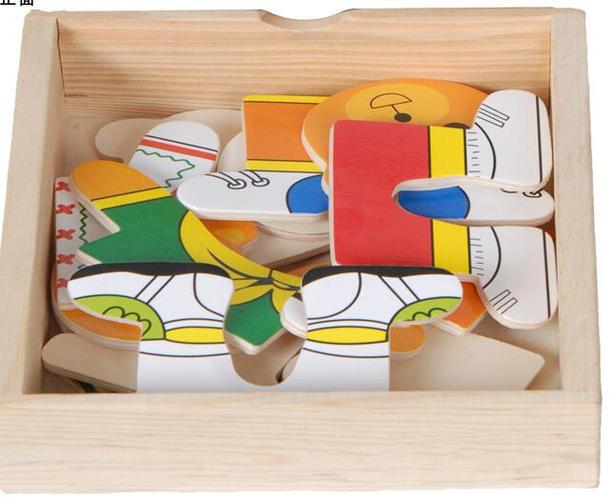 产品 木童拼图玩具         儿童玩具结构游戏的意义主要是通过幼儿